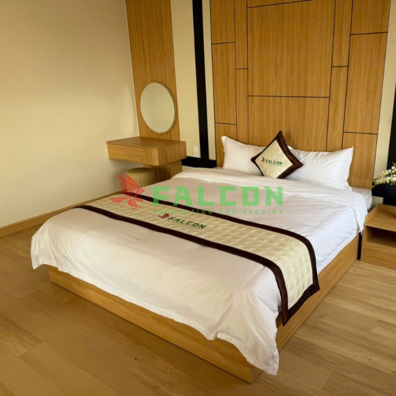 Bộ chăn ga gối trắng 