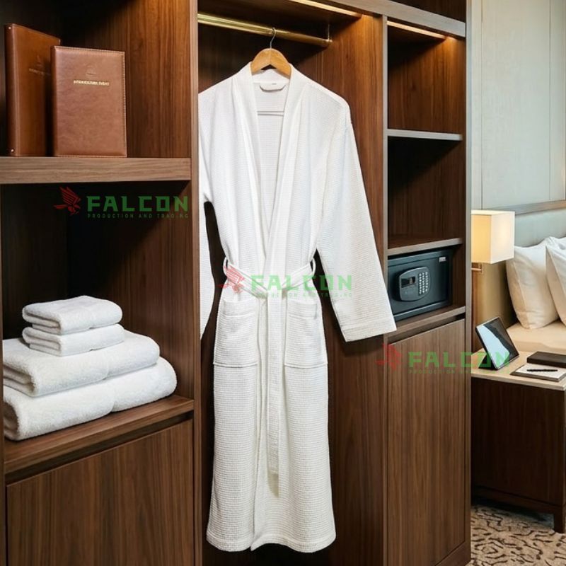 Áo choàng tắm sợi vải cotton