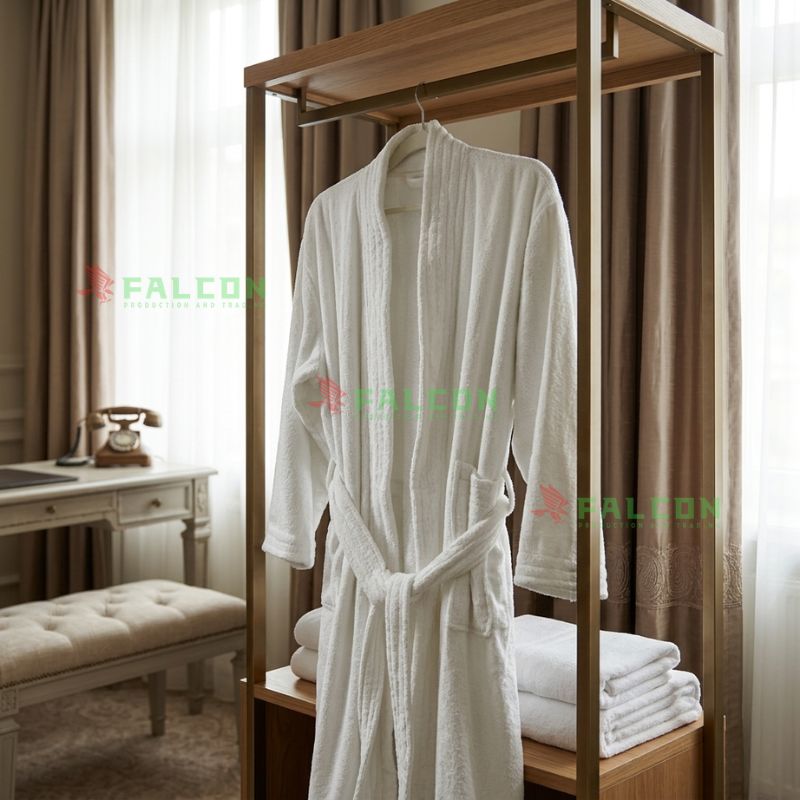 Áo choàng tắm vải sợ bông