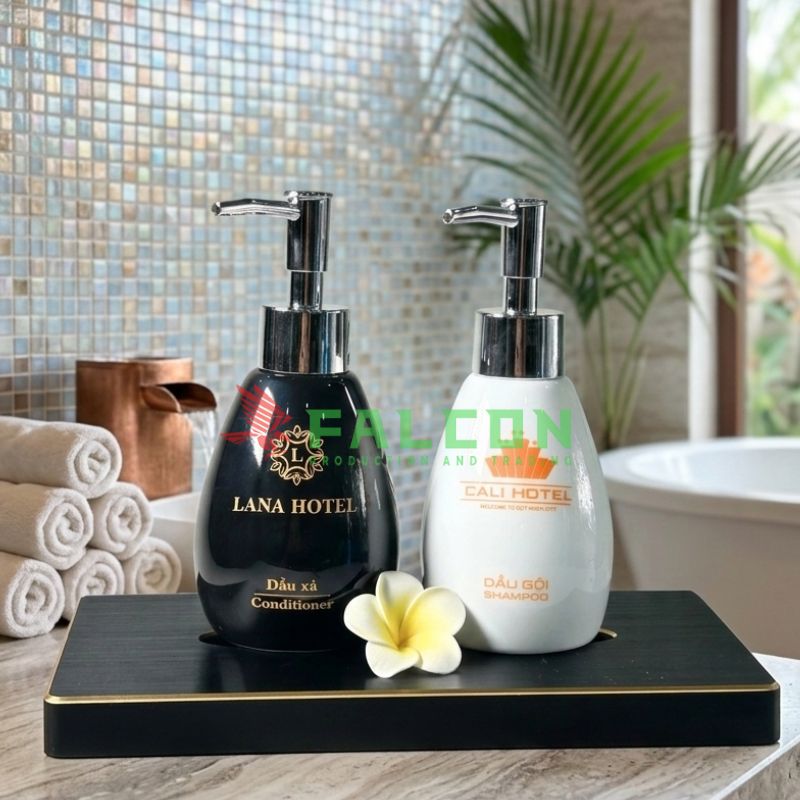 Bình đựng dung dịch gốm sứ