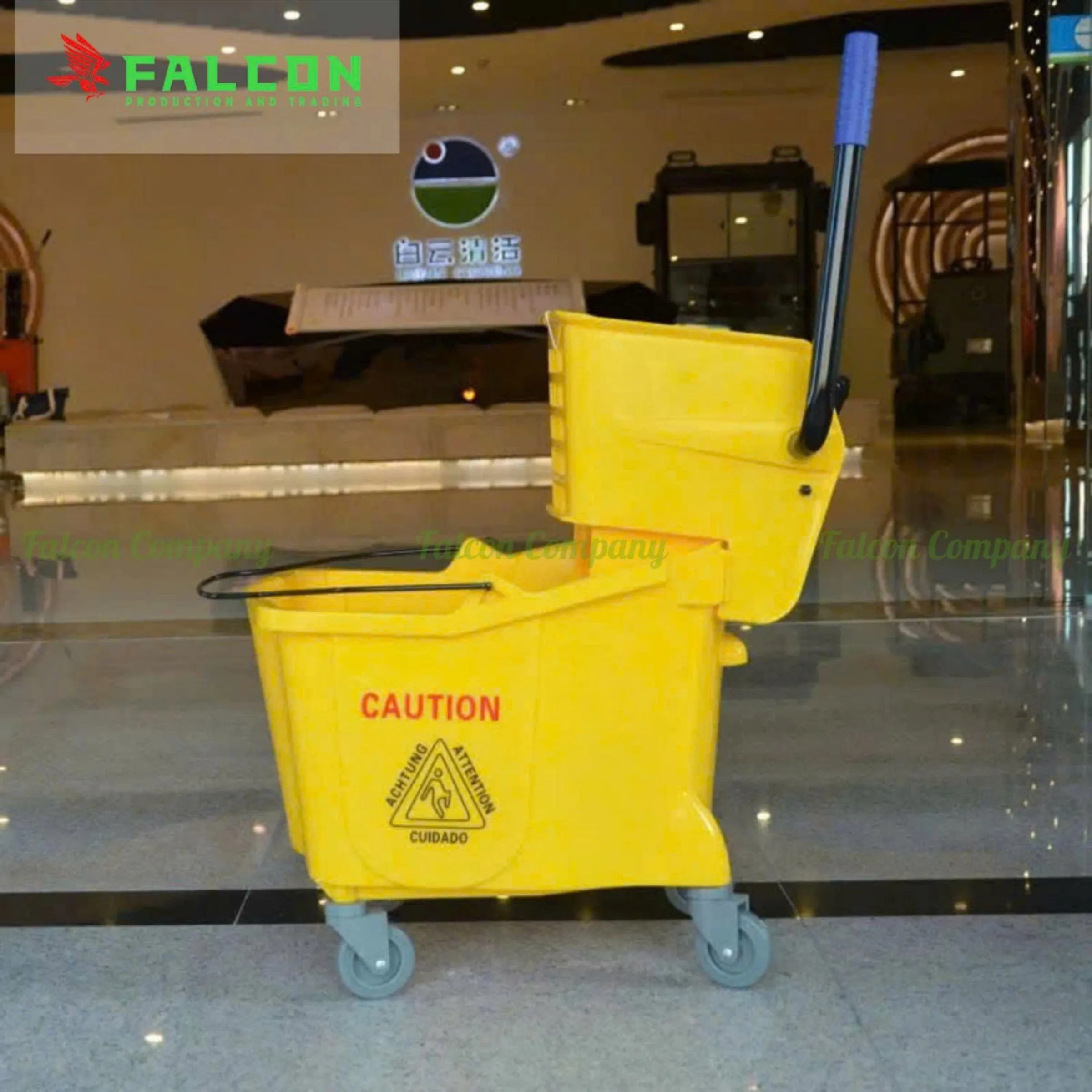 Xe đẩy dọn vệ sinh vắt móp 36 lít 