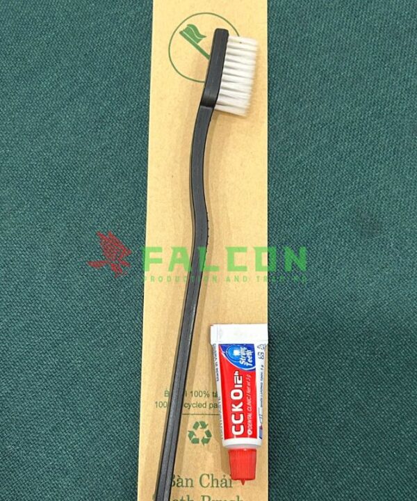 Bàn Chải Đen Túi Kraft Nâu