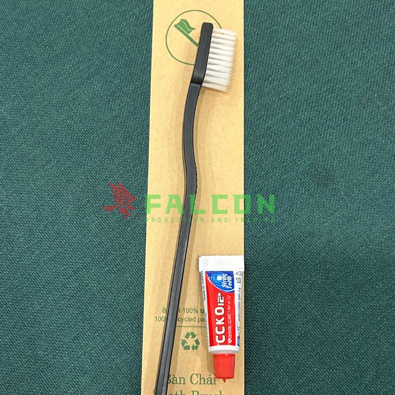 Bàn Chải Đen Túi Kraft Nâu