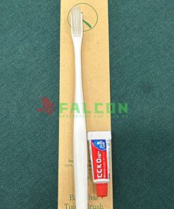 Bàn Chải Trắng Túi Kraft Nâu