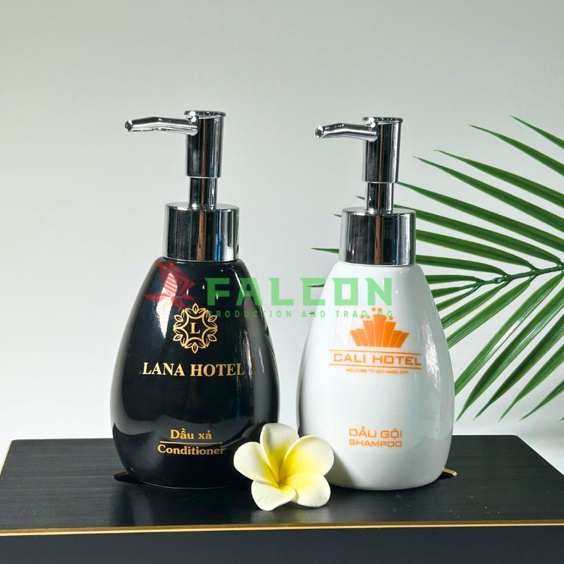 Bình Đựng Dung Dich Gốm Sứ Nhựa Falcon