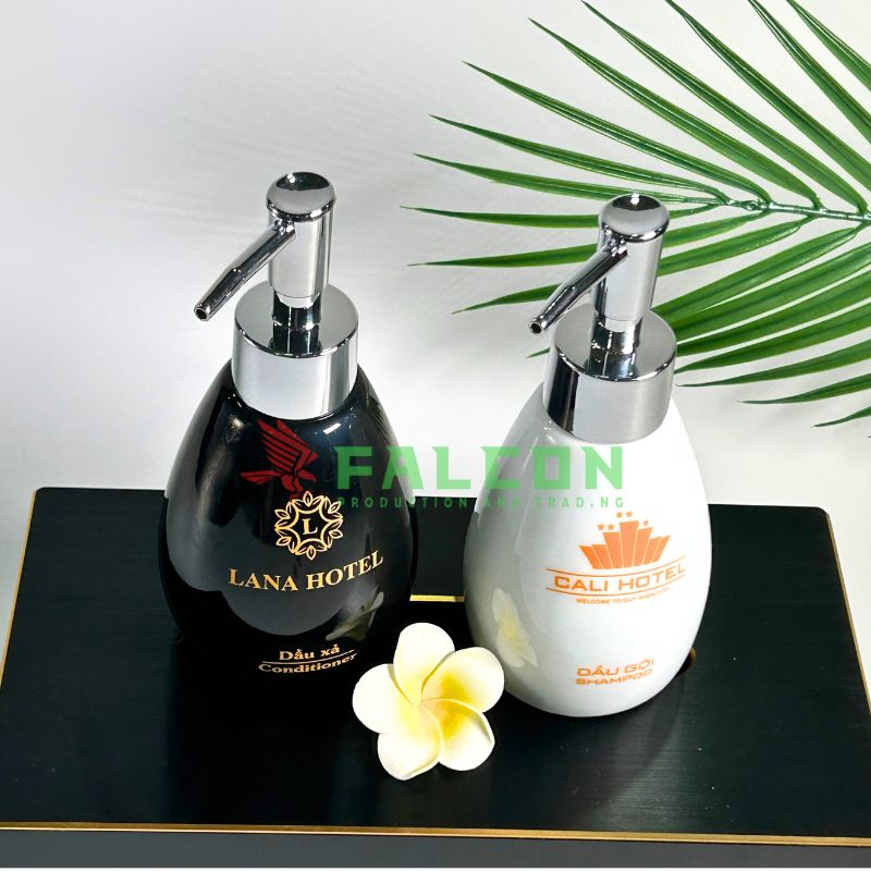 Bình Đựng Dung Dich Gốm Sứ Nhựa Falcon 01