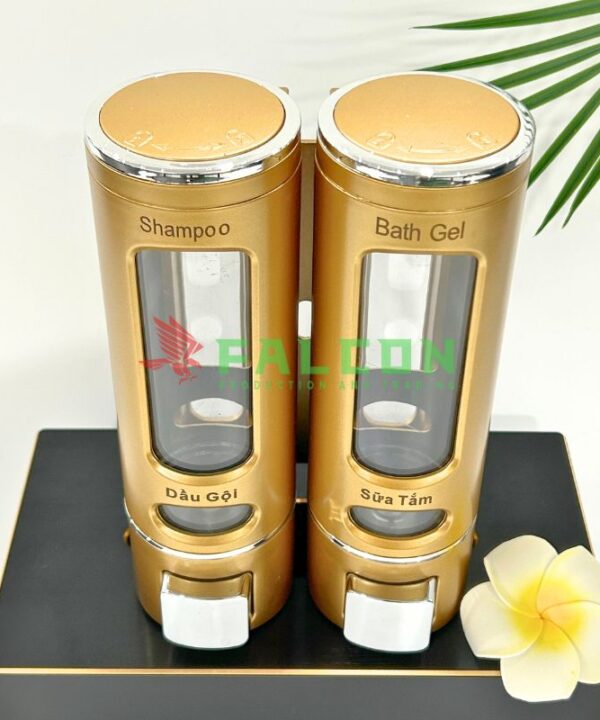 Bình Đựng Dung Dịch Gắn Tường Đôi Falcon - BDD 07