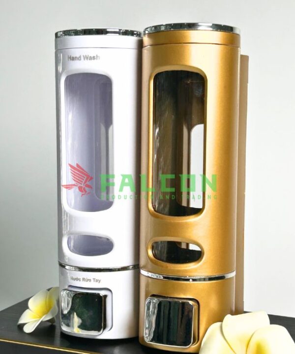 Bình Đựng Dung Dịch Gắn Tường Đơn Nhựa Cao Cấp