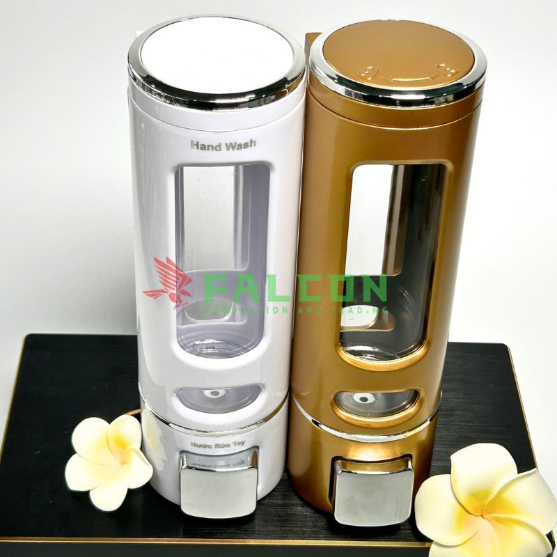 Bình Đựng Dung Dịch Gắn Tường Đơn Nhựa Cao Cấp Falcon - BDD 09