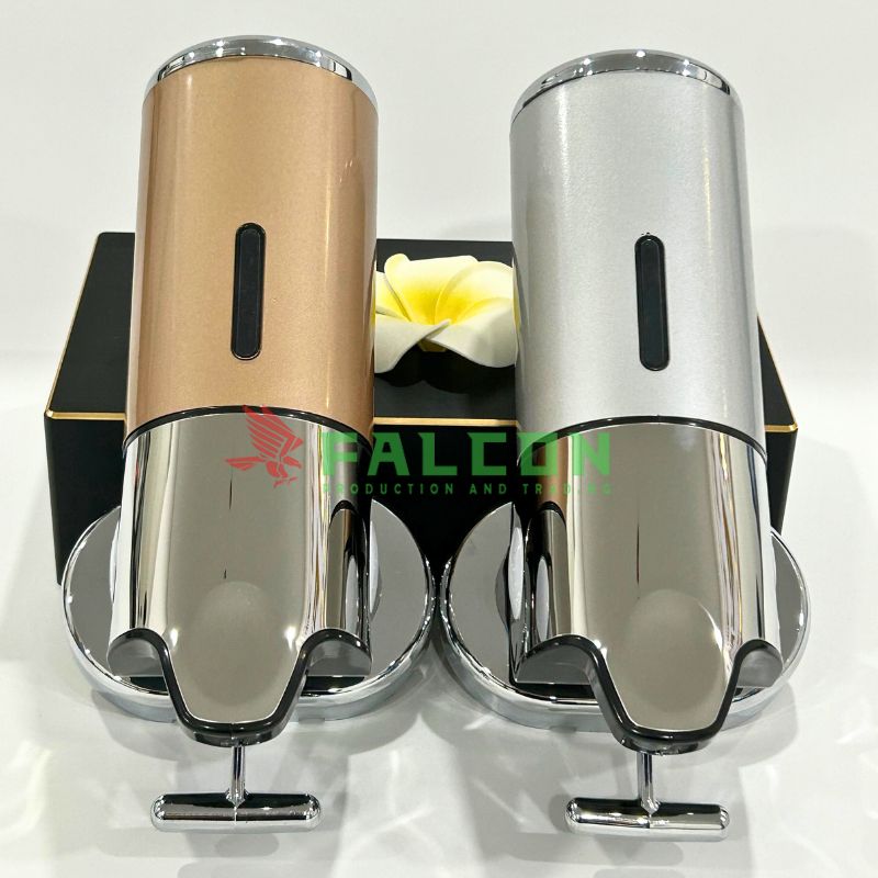 Bình Đựng Dung Dịch Gắn Tường Đơn Inox 304 Cao Cấp Falcon - BDD 10