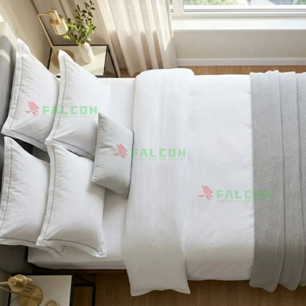 Bộ chăn ga gối đệm 2 - 3 sao vải T300
