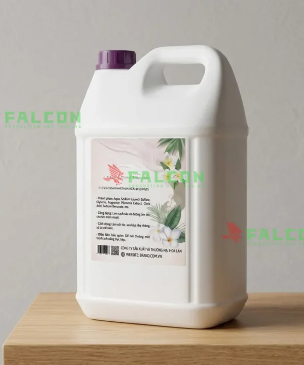Can dầu gội 10 lít tiện lợi