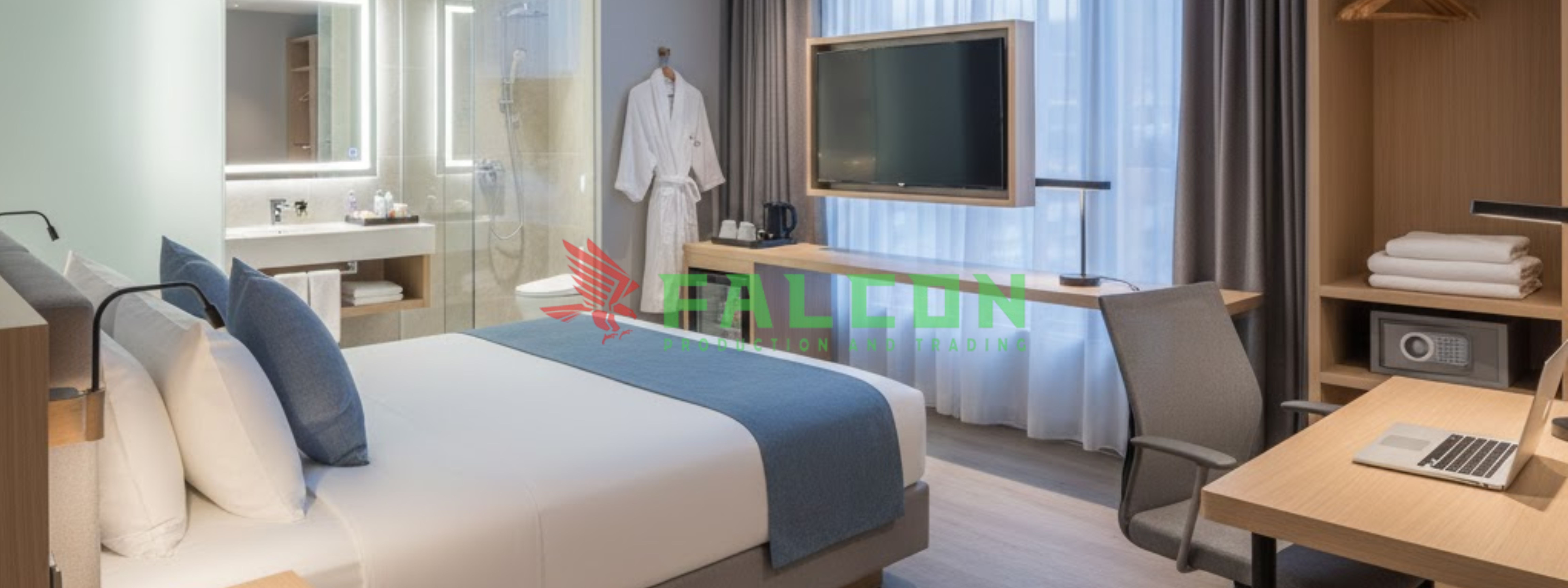 Căn phòng khách san được trang bị đầy đủ thiết bị 