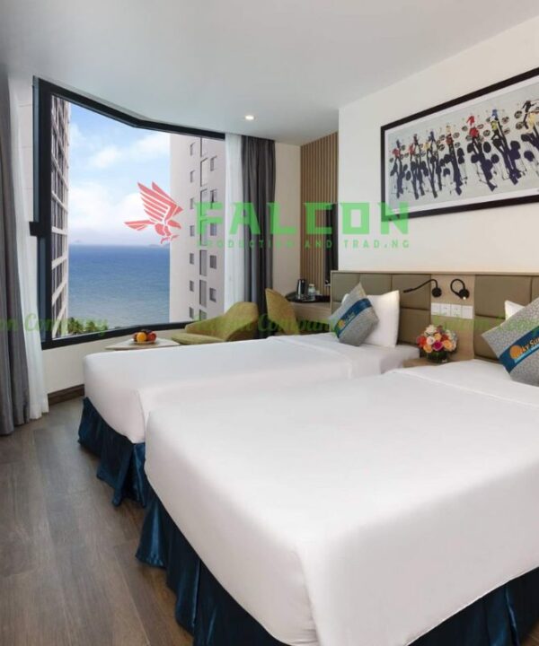 Bộ Chăn Ga Gối Trơn Falcon Trang Trí