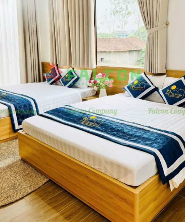 Bộ Chăn Ga Gối Sọc