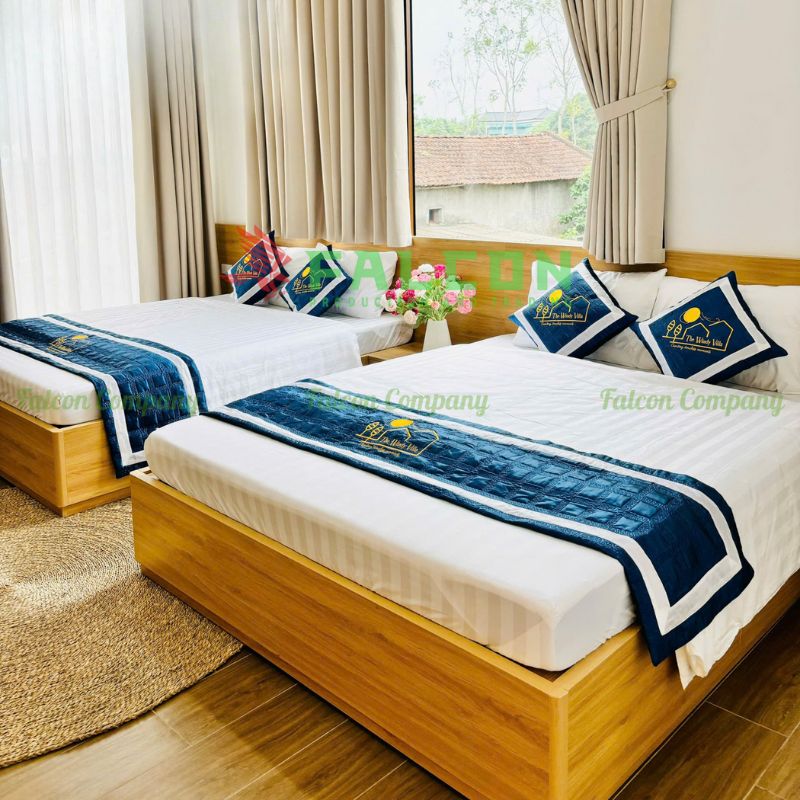 Bộ Chăn Ga Gối Sọc