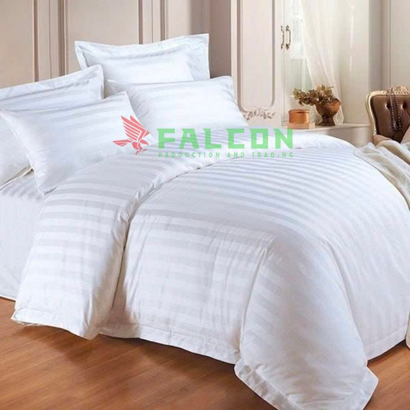 Chăn Ga Gối Sọc Trắng