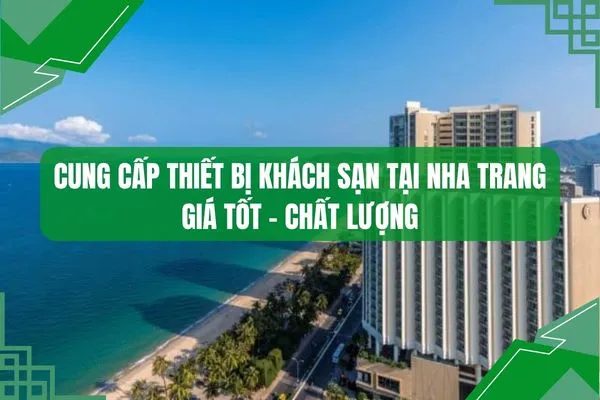 Banner cung cấp thiết bị khách sạn tại Nha Trang