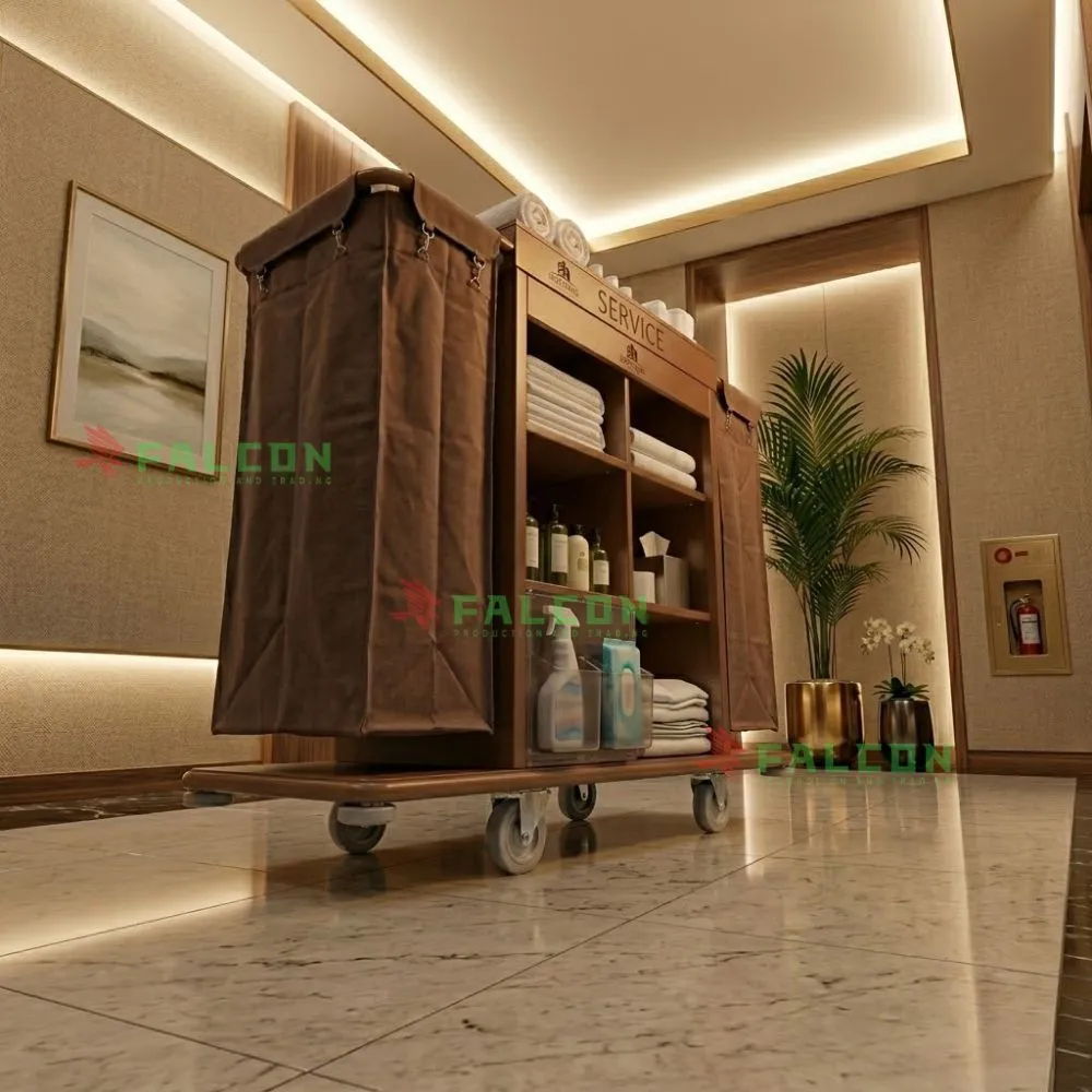 Xe dọn buồng khách sạn