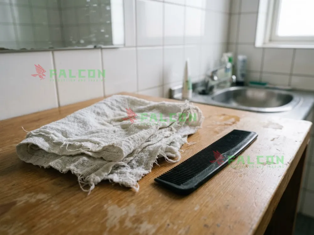 Đồ dùng tiêu hao kém chất lượng khăn và lược