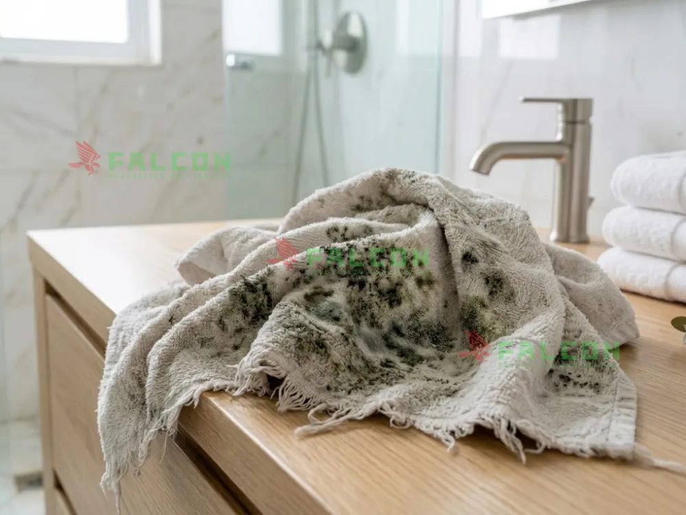 Đồ dùng tiêu hao kém chất lượng khăn nấm mốc