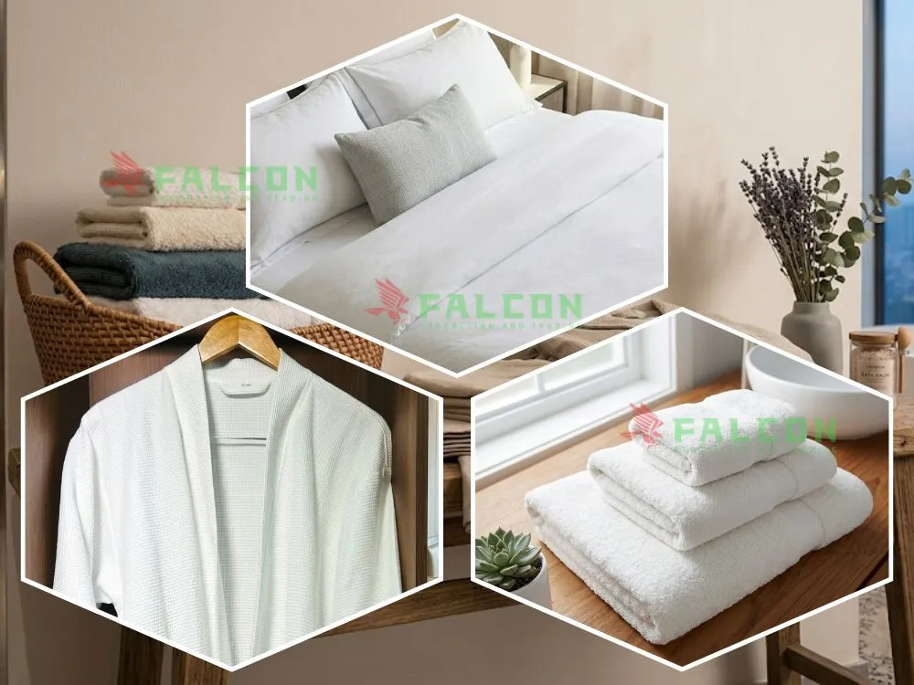 Công ty Falcon cung cấp khăn và đồ vải