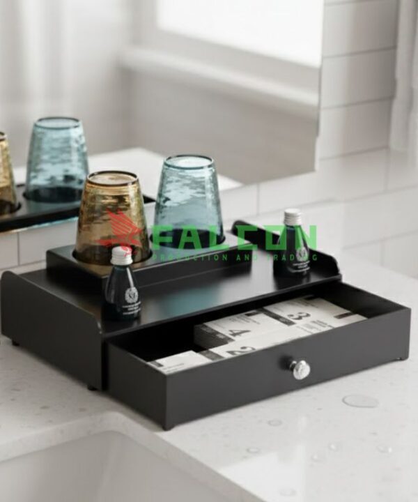 Hộp khay amenities lớn có úp cốc thiết kế đơn giản