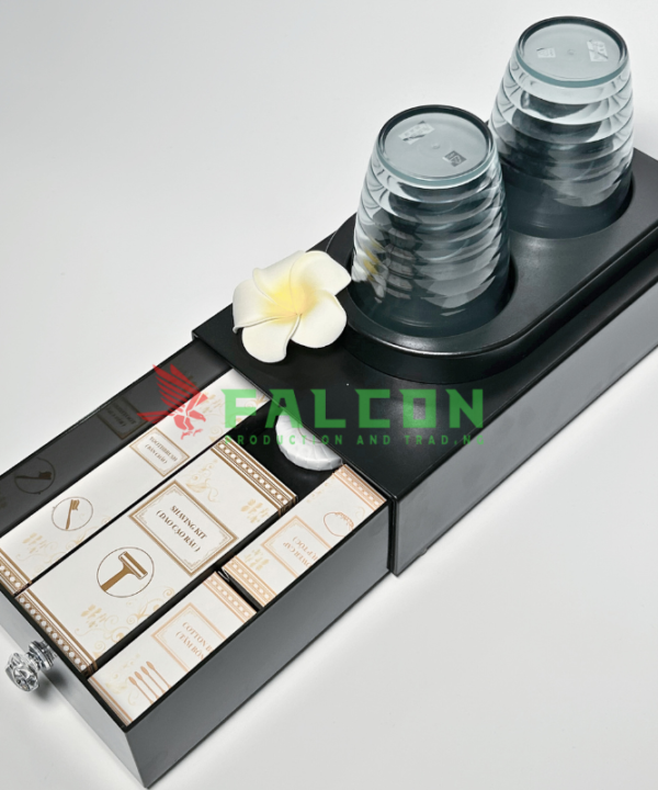 Hộp khay amenities nhỏ phù hợp lavabo có úp cốc