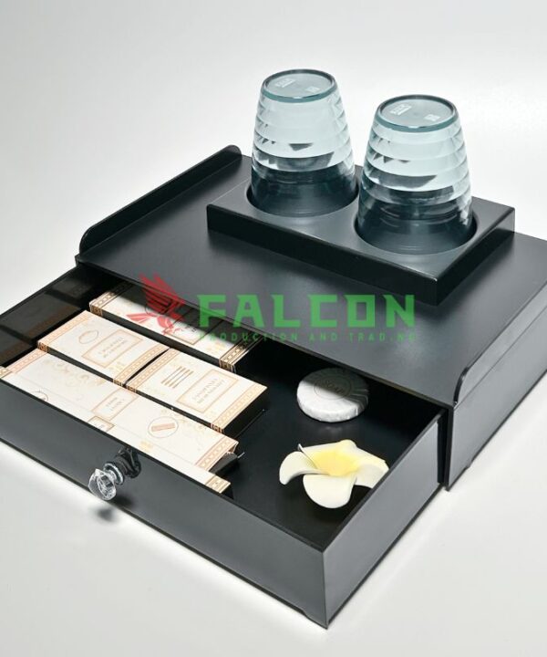 Hộp khay amenities lớn có úp cốc tính thẩm mỹ cao