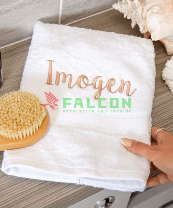 Khăn Lau Tay Dệt Logo