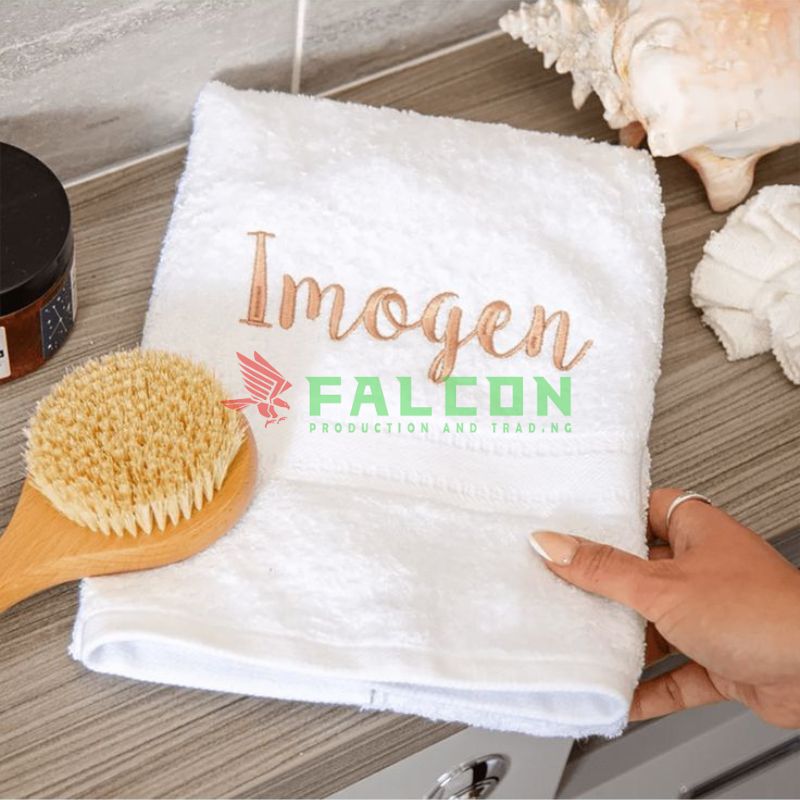 Khăn Lau Tay Dệt Logo