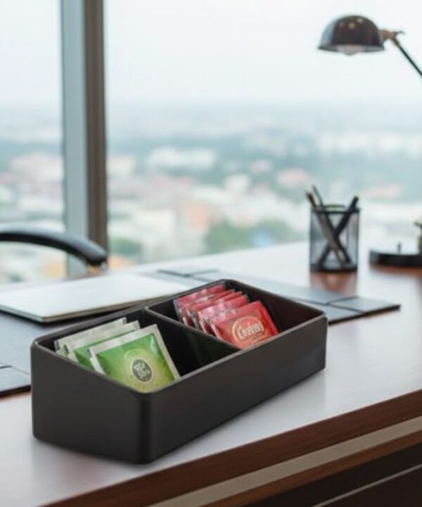 Khay đựng gói trà và cà phê 2 ngăn Falcon