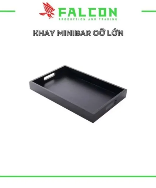 Khay minibar cỡ lớn thiết kế cầm tay