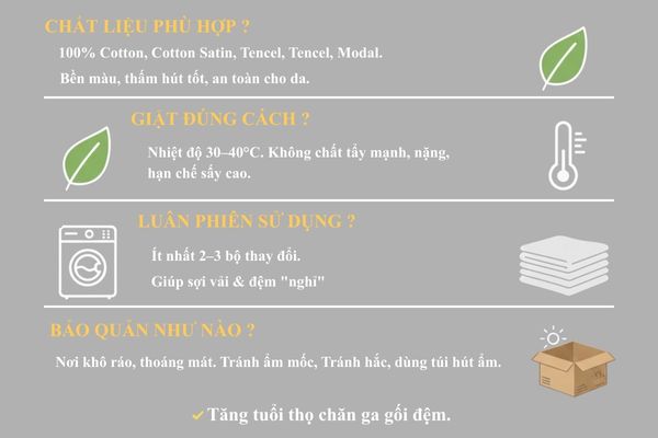 Lựa chọn và cách bảo quản