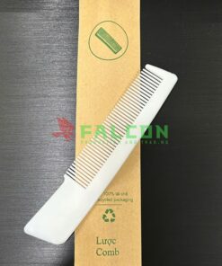 Lược Trắng Túi Kraft Nâu