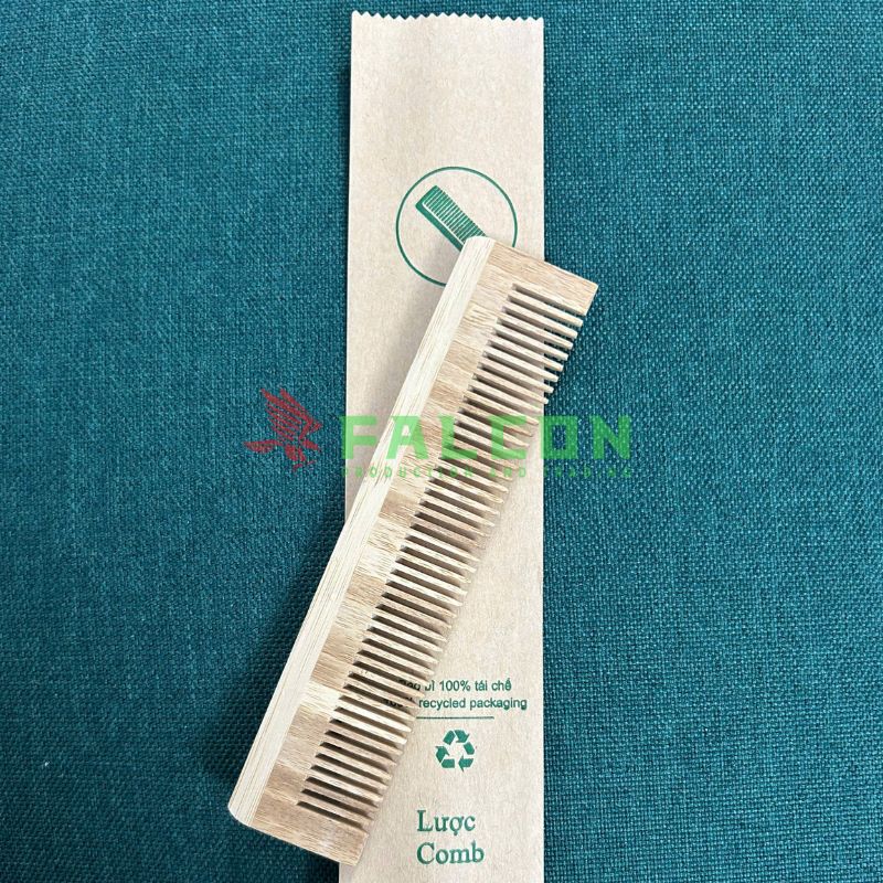 Lược Tre Túi Kraft Nâu