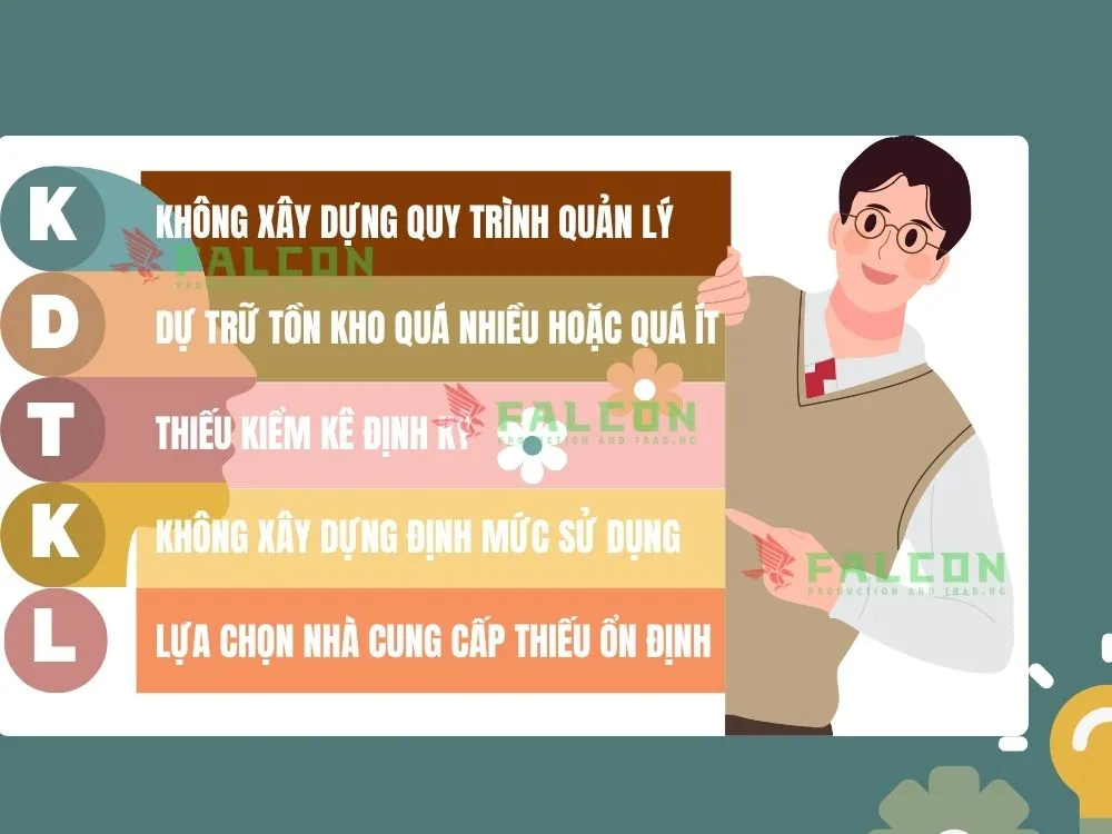 Các lưu ý khi quản lý và kiểm soát đồ tiêu hao