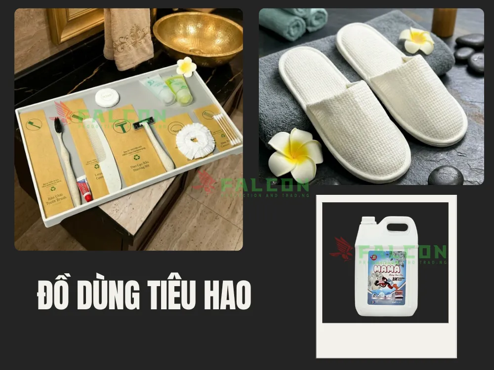 Tần suất thay đồ dùng tiêu hao khách sạn amenities