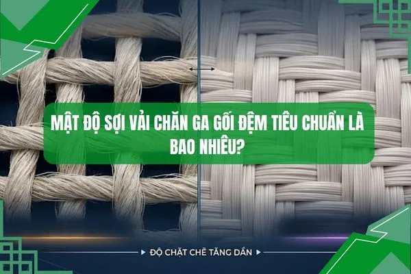 Banner mật độ sợi vải chăn ga gối đệm