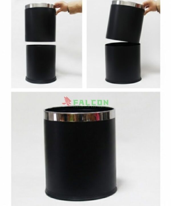 Thùng rác 2 lớp không nắp dùng cho khách sạn do Falcon cung cấp
