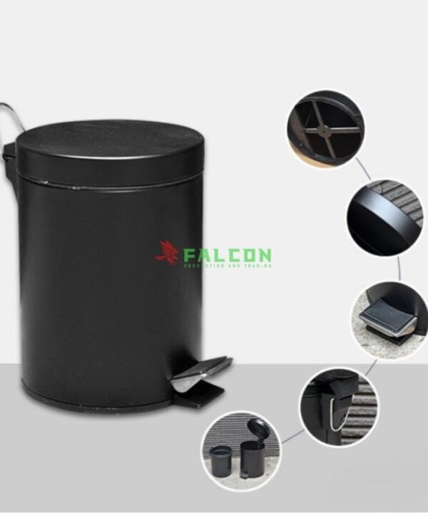 Thùng rác nano đạp chân dễ thay túi rác khi sử dụng