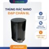 Thùng rác nano đạp chân 6l đẹp