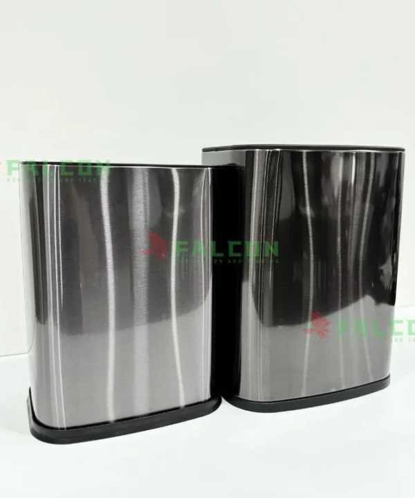 Thùng rác nano 2 lớp không nắp hình chữ nhật 6L