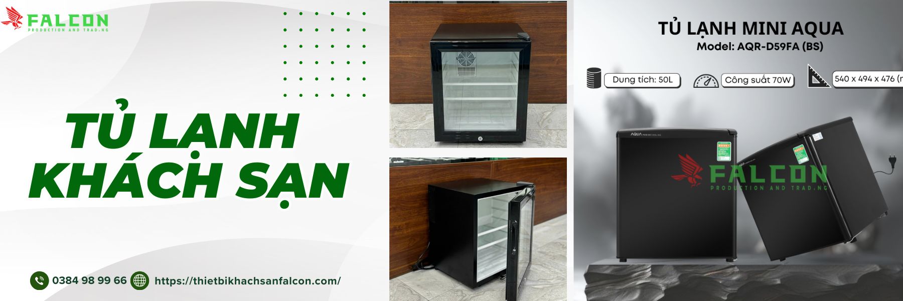 Tủ Lạnh Khách Sạn Falcon