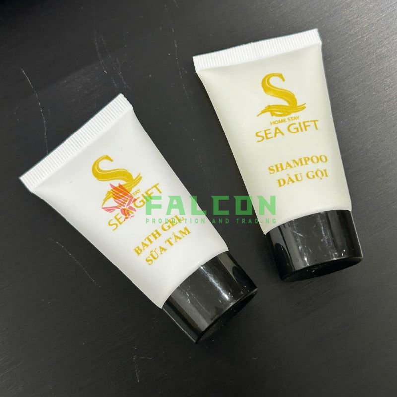 Xà Phòng Tắm In Logo Góc Phải