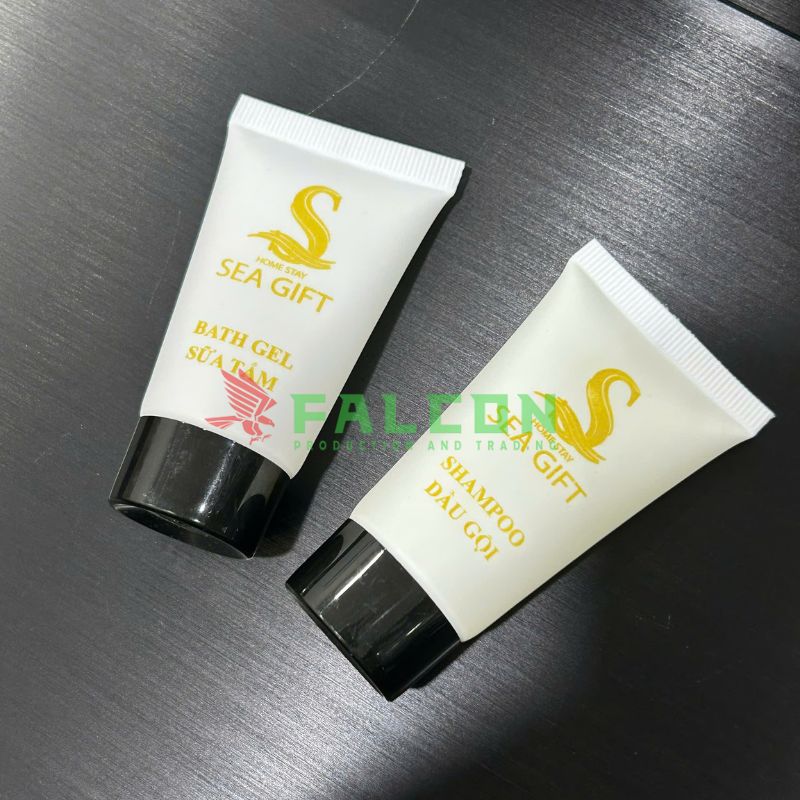 Xà Phòng Tắm In Logo Góc Trái