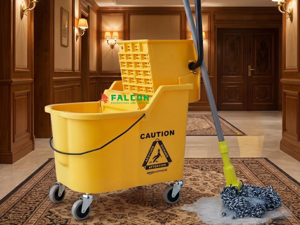 Xe đẩy dọn vệ sinh dành cho khách sạn