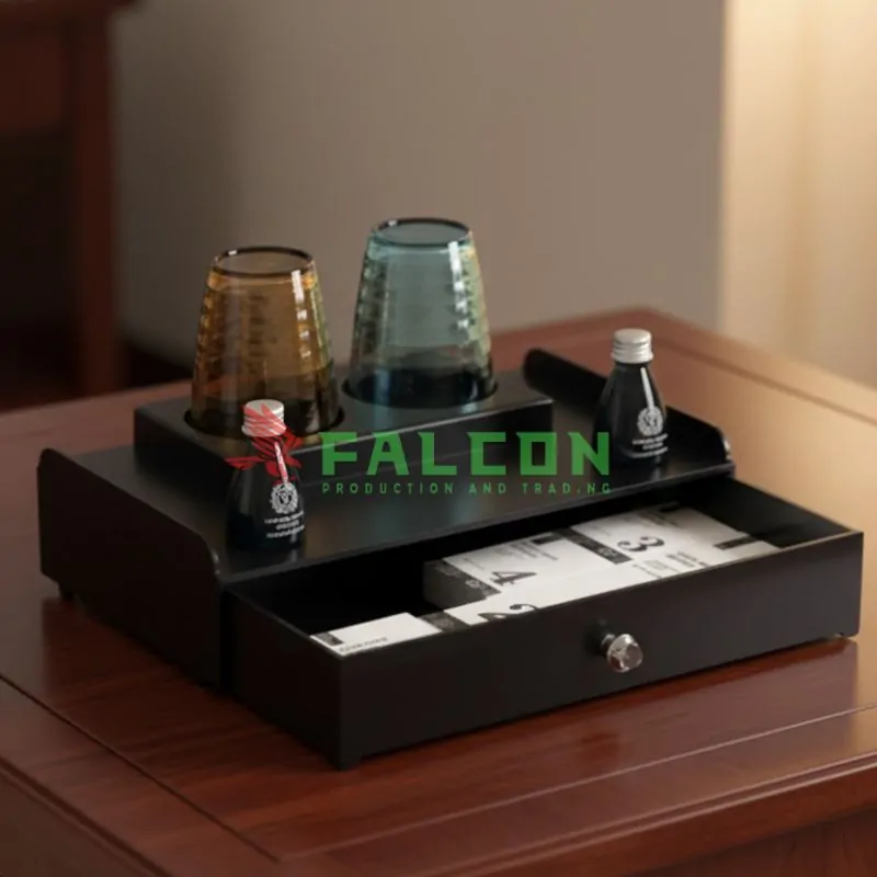Hộp khay amenities lớn có úp cốc tiện lợi
