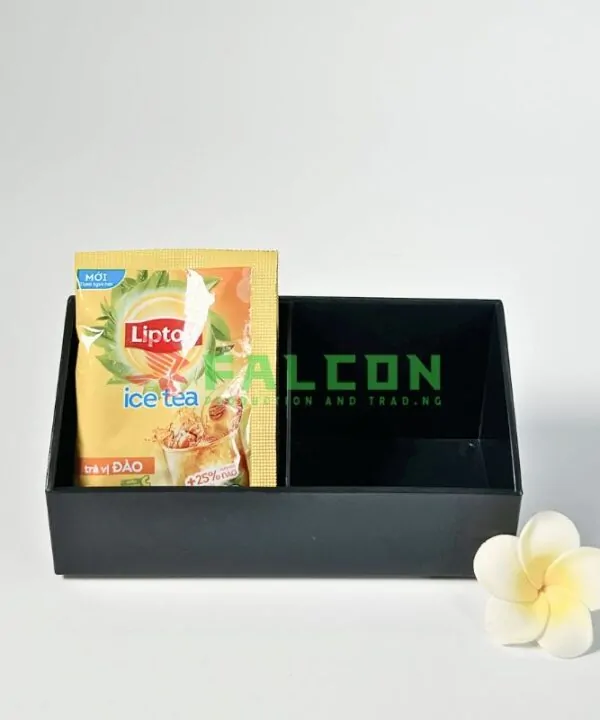 Khay đựng trà cà phê 2 ngăn Falcon phong cách hiện đại